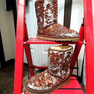 Uggs sequin sparkling boots
